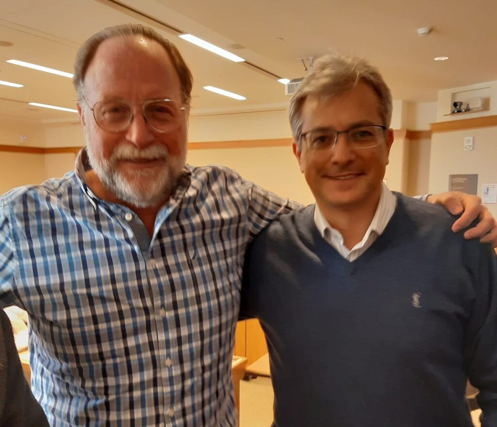 Con Ricardo Hausmann, tras su disertación